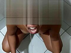 Getting wet surprise and offering oral repayment