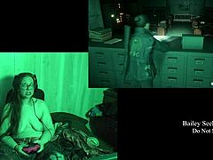 Hey, check out this naked lake house playthrough part 3 with the fat brunette bbw showing off her big tits, big ass, natural tits, glasses, and long hair in the game.