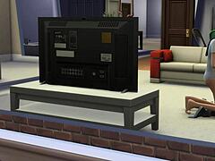 Why does this old man lick my pussy in Sims 4 cuckold scenario?