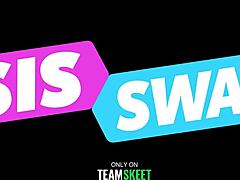 Bullies overpower skinny teen pussies in taboo licking and riding session with spanking