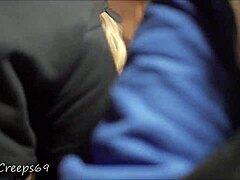 check out this bubble butt in see-through spandex getting spied on at the concert