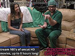 Watch Doctor Tampa explore sounding Aria Nicole's urethra in this intense closeup hospital scene!