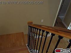 petite teen paige owens rides reverse cowgirl during gym workout