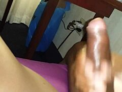I Jerk Off My Sexy Black Dick in POV Until I Cum Hard