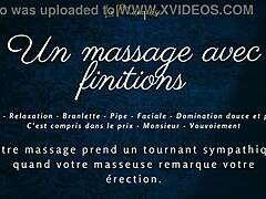 Unexpected Massage Turns into French Blowjob with Satisfying Finish