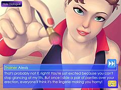 Intense Strapon Domination In Crossdressing Game As Your New Life Trainer Alexis