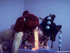 蜜选2办公室FMF三人行妮姬天狗神乐狂插