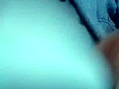 Byrd grabs his massive cock for a solo homemade jerk off session in the bathroom flashing his long hair until he squirts hugely for his watching wife