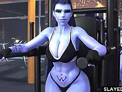 黑寡妇被大屌狂操激烈内射高潮