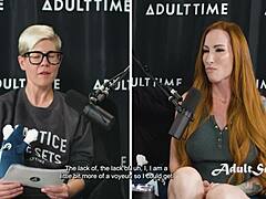 a casual interview podcast featuring the stunning redhead sophia locke