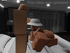 Is your Roblox girlfriend making bedroom sex this wild with her big tits and ass?