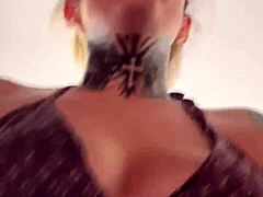 Amateur With Natural Tits Gets Wet Pussy Dripping Down Legs During Outdoor Gym Training