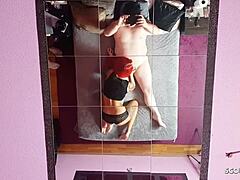 Mini Schwanz User Gets Fucked by German Amateur Teen 18+ Anni Angel with Redhead Tattoos Riding Cowgirl and Swallowing Cum