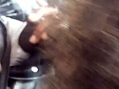 the story unfolds with this thick old thot delivering her signature sloppy top in part two of the wild encounter