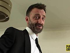 Ebony Babe in Wam Fetish Rides Cock and Deepthroats Cum