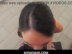 mymom4k - stepson finds his small-titted milf stepmom ashley wolf acting like a complete slut.