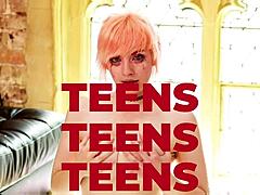 Watch your curvy British neighbor flash her big natural tits and masturbate solo for the first time?