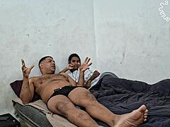 Morning coffee routine in the kitchen