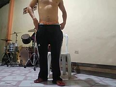 madrastra with braided hair seduces athletic hijastro for titty riding fuck