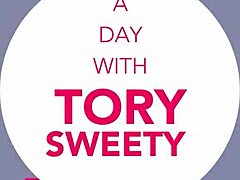 come fuck me like this, tory sweety says while riding in public pool shower