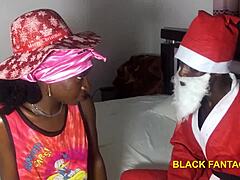 first time i saw santa clause and he fucked my pussy hard, making me squirt everywhere