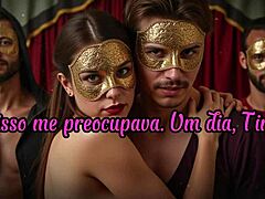 so i ended up turning into the little slut for my husband's friends in this erotic real story with synthetic images and voice