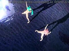 hatsune miku and luka perform in world's end dancehall with project diva nude mod fully exposed