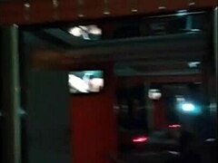 karina the married slut gets fucked by two guys in hotel while cuckold husband films the creampie action