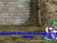 sanae takes control over cirno in funny touhou parody