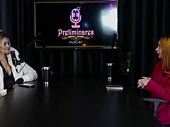 Compilation Of Jhocy In Preliminares Podcast Features Bia Hot In Sexy Brazilian Swingers Game With See-Through Lingerie And Cosplay