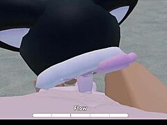 I'm fucking this girl right on the crossroad beach~