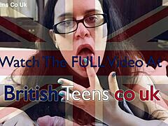 british 19 year old amateur, ready for your first cumshot compilation? teasing with huge natural tits and facial finishes