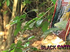 Want to see me take her to the bush and fuck her wet hairy pussy in doggystyle to clear my debt?