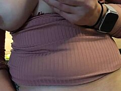 oh god, this womanizer toy just gave me a mind-blowing orgasm with my big natural tits shaking and wet pussy swelling up close