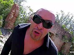 I crave this sexy latina's rough cheating anal sex with a stranger in that hidden outdoor spot