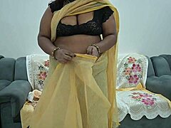 hey aunty why are you showing off those tits in your desi saree