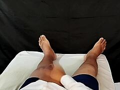 I got all worked up thinking about my ex-girlfriend so I jerked off hard ending with cum all over my hand