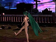 Hatsune Miku nude mod reveals big tits and ass in solitary envy project