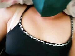 In a homemade bedroom setup, the chubby asian housewife gets passionate creampie sex from her lover while cuckolding her old husband.