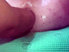 Stretching his asshole for the third time today... 😈