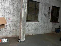 Two slutty blonde cops in stockings deepthroat and fuck the burglar in intense threesome with corset lingerie.