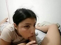 Hermanastra Pervertida De 19 Años Me Hace Una Garganta Bien Profunda En Mi Gran Polla Hasta Correrme En Sus Ricas Tetas