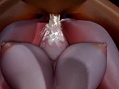 oh god, nino gets flipped over and pounded hard while taking that intense torment...