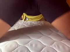 hey skinny ghetto freak cousin, you creamy while i fuck you hard with ass shaking and slapping in bedroom? dancing in thong outdoors first time?