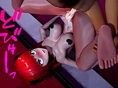 oh god, nino gets flipped over and pounded hard while taking that intense torment...