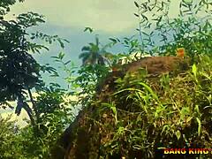 Intense Halloween Hardcore Action On Local Road