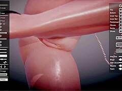 Whoa, this blonde teen with big tits and chubby ass is posing in fishnets and glasses! 😍