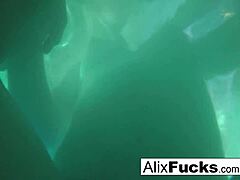 Underwater hidden camera captures blonde babe alix and jenna in intense lesbian fucking with big tits and pussy action