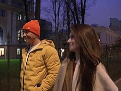 i picked up this cute skinny college girl on the street, took her to the dorm, and fucked her tight wet pussy without a condom until cumshot