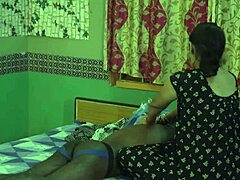 Beautiful Desi Indian Maid Pussy Fucking Sex With Young Lover In Doggystyle Creampie And Cunilingus Close-Up